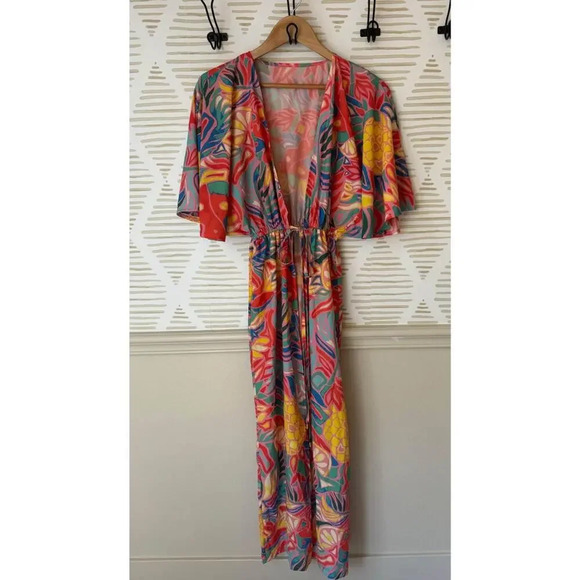 Kenny Flowers Other - Watercolors by Kenny Flowers Womens Small Medium Swimsuit Coverup